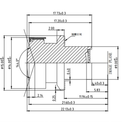 DVR 3/2MP Round View Lens Advanced Optical Design Panorama Max Image HeightØ7.0,F/NO2.0; Asisten Parkir