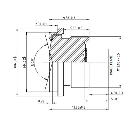 IP67 2MP / 3MP Kabin Manajemen Sistem Lensa F2.0 EFL3.0mm Keamanan dan Perlindungan
